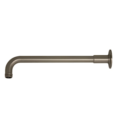 Whitehaus Solid Brass One-Piece Shower Arm W/ Decorative Faux Sleeve, Nckl WHSA350-1-BN